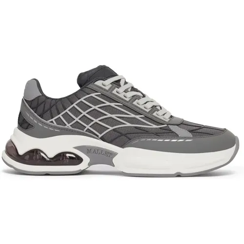 Neptune Runner Dunkelgraue Sneaker , Herren, Größe: 42 EU - Mallet London - Modalova