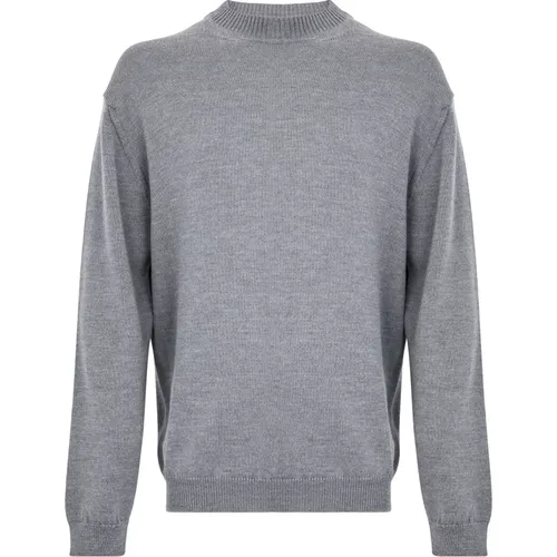 Graue Pullover Kollektion , Herren, Größe: XL - Daniele Fiesoli - Modalova