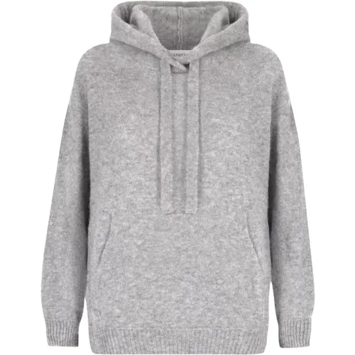 Kaschmir und Seiden Hoodie , Damen, Größe: S - Laneus - Modalova