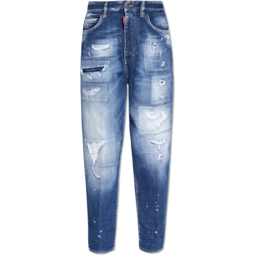 Jeans mit schmal zulaufenden Beinen , Damen, Größe: XS - Dsquared2 - Modalova