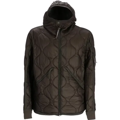 Quilted Hooded Jacket - , male, Sizes: XL, S - C.P. Company - Modalova