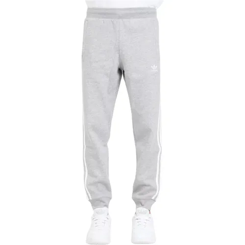 Graue Adicolor 3-Streifen Herrenhose , Herren, Größe: XS - adidas Originals - Modalova