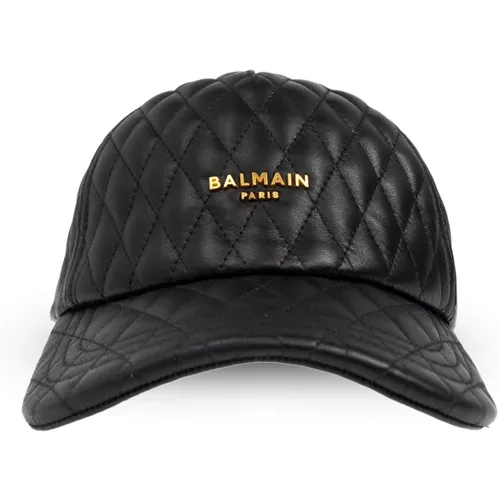 Lederkappe Balmain - Balmain - Modalova