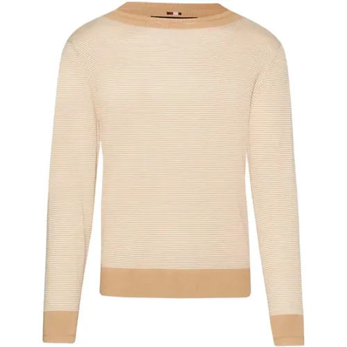 Khaki Knitwear Sweater , male, Sizes: M, S, L - Tommy Hilfiger - Modalova