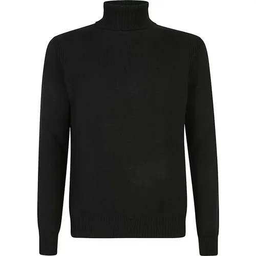 Turtleneck Knitwear Sweatshirt Aw24 , male, Sizes: XL, L - Roberto Collina - Modalova