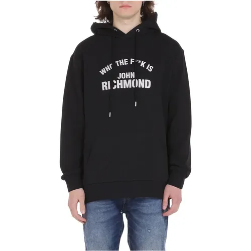 Embroidered logo sweatshirt , male, Sizes: 2XL - John Richmond - Modalova
