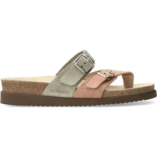 Flat Sandalen , Damen, Größe: 36 EU - mephisto - Modalova