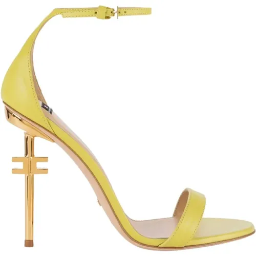Gelbe Sandalen für Frauen , Damen, Größe: 37 EU - Elisabetta Franchi - Modalova