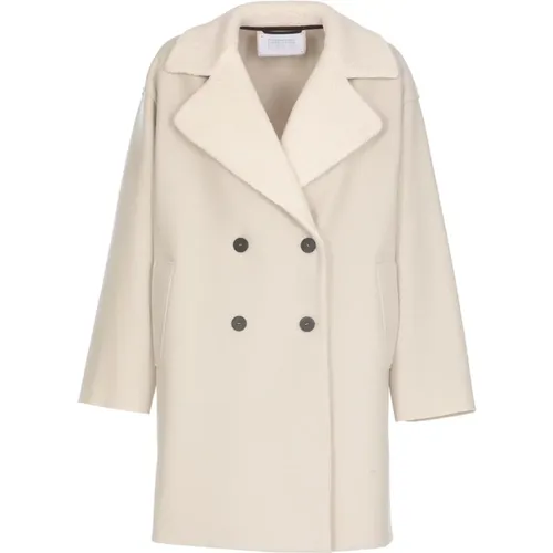Coats Weiß , Damen, Größe: XS - Harris Wharf London - Modalova