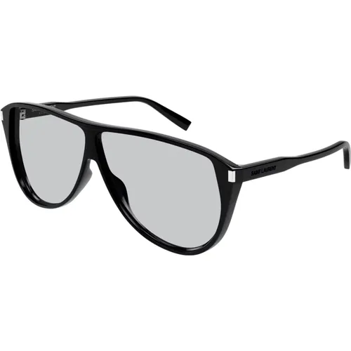 Gaspar Sonnenbrille , Herren, Größe: 65 MM - Saint Laurent - Modalova