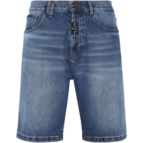 Cobalt Shorts , male, Sizes: W32, W30 - Philipp Plein - Modalova