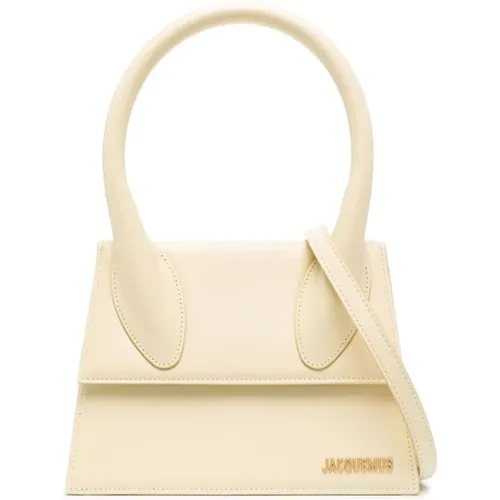 Le Grand Chiquito Ivory Tote Bag , female, Sizes: ONE SIZE - Jacquemus - Modalova