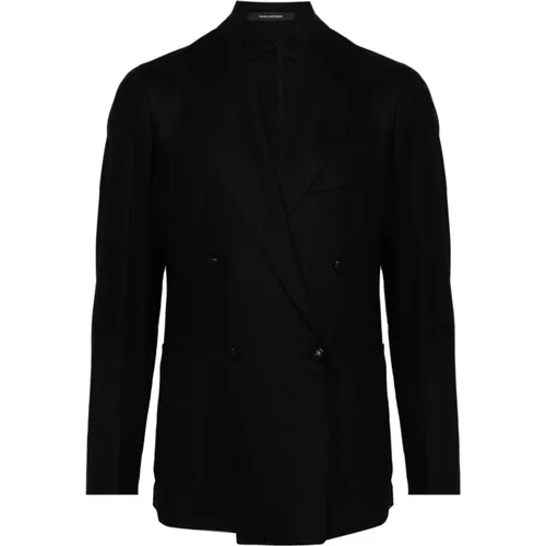 Jacket with Lapel and Pockets , male, Sizes: M, 2XL - Tagliatore - Modalova