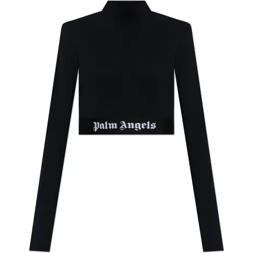 Top with Logo , female, Sizes: XS - Palm Angels - Modalova