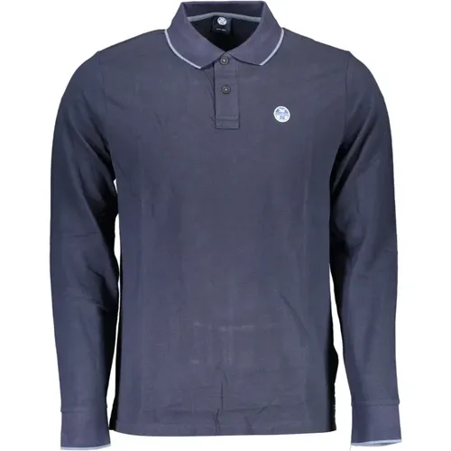 Long-Sleeved Polo Shirt , male, Sizes: XL, L, 2XL, M, 3XL - North Sails - Modalova