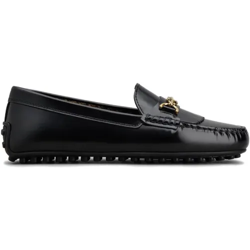 Flat Shoes with Fringes , female, Sizes: 3 UK, 4 UK, 6 UK, 2 UK, 5 UK - TOD'S - Modalova