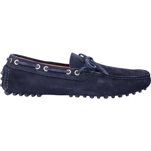 Leather Loafers for Warm Weather , male, Sizes: 7 1/2 UK, 8 1/2 UK, 7 UK, 12 UK, 8 UK - Car Shoe - Modalova