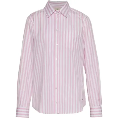 Striped Cotton Shirt , female, Sizes: S, XS, 3XS, 4XS, 2XS - Max Mara - Modalova