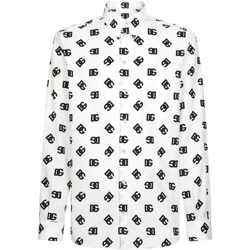 Shirts , male, Sizes: L, XL - Dolce & Gabbana - Modalova