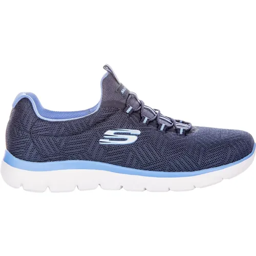 Navy Artist Sneakers Women , female, Sizes: 7 UK - Skechers - Modalova