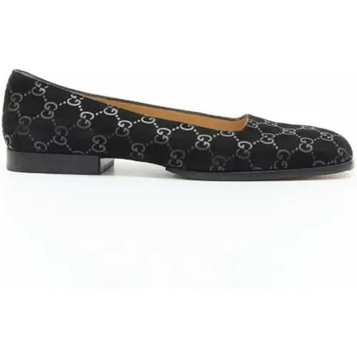 Pre-owned Leather flats , female, Sizes: 3 1/2 UK - Gucci Vintage - Modalova