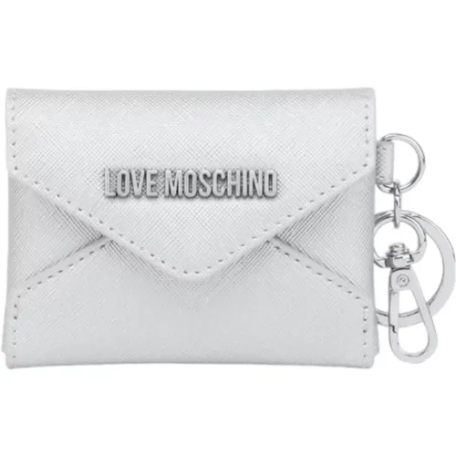 Damen Schlüsselanhänger, Kunstleder, Stilvolles Modell Jc6452Pp4Ik23 , Damen, Größe: ONE Size - Love Moschino - Modalova