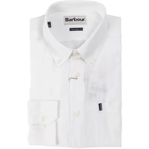 Linen Tailored Shirt , male, Sizes: L, 3XL - Barbour - Modalova