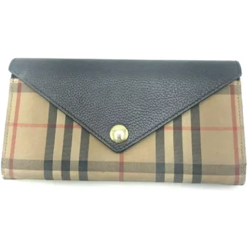 Pre-owned Leather wallets , female, Sizes: ONE SIZE - Burberry Vintage - Modalova