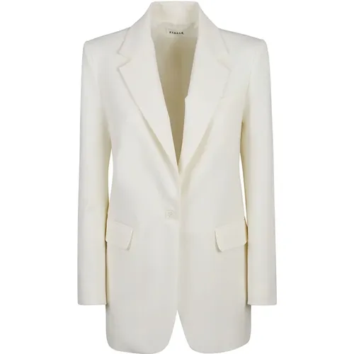 Cream Wool Jacket for Women , female, Sizes: S, XS - P.a.r.o.s.h. - Modalova