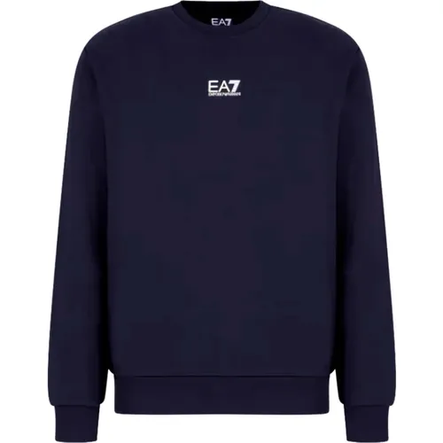 Sweater Modern Fit Long Sleeve , male, Sizes: 3XL, L, S, XL, M, 2XL, 4XL - Emporio Armani EA7 - Modalova