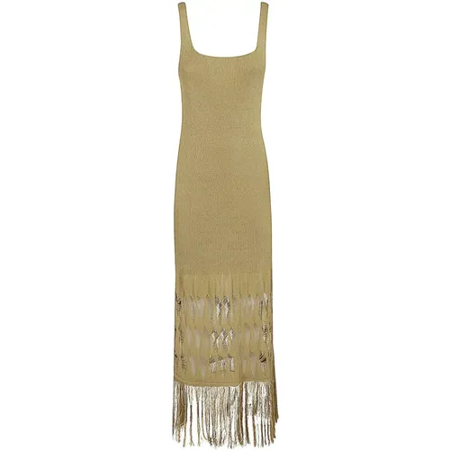 Long Knitted Dress , female, Sizes: M, XS - Les Coyotes de Paris - Modalova