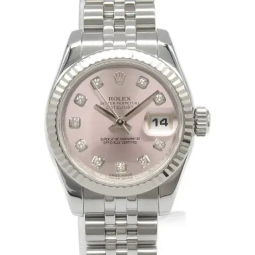 Pre-owned Stainless Steel watches , female, Sizes: ONE SIZE - Rolex Vintage - Modalova