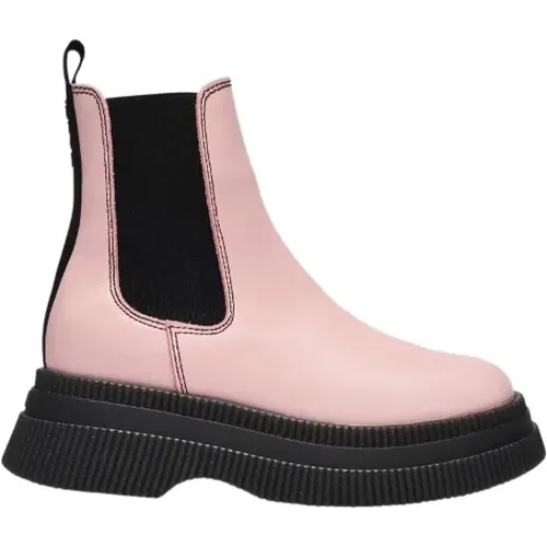 Leder boots , Damen, Größe: 41 EU - Ganni - Modalova