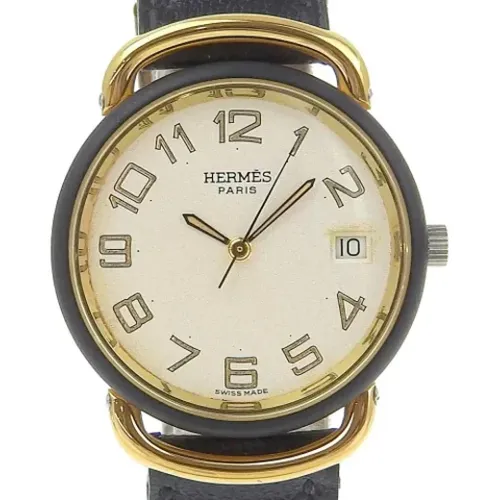 Pre-owned Stainless Steel watches , male, Sizes: ONE SIZE - Hermès Vintage - Modalova