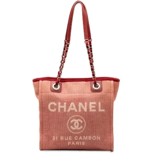 Pre-owned Canvas totes , female, Sizes: ONE SIZE - Chanel Vintage - Modalova