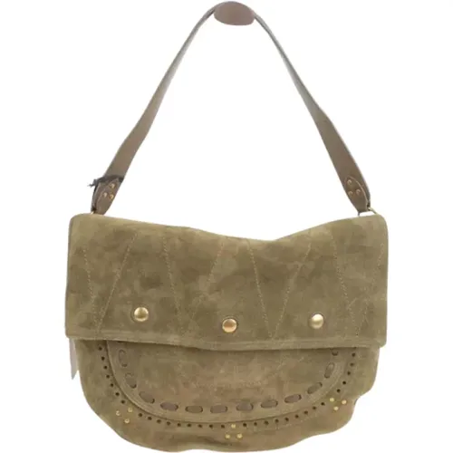 Pre-owned Suede shoulder-bags , female, Sizes: ONE SIZE - Jérôme Dreyfuss Pre-owned - Modalova