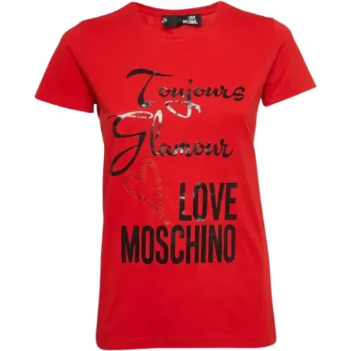 Pre-owned Cotton tops , female, Sizes: S - Moschino Pre-Owned - Modalova
