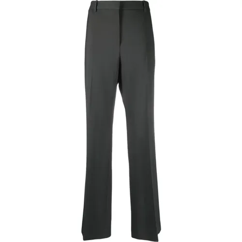 Dark Textured Slim-Fit Trousers , female, Sizes: 5XL - The Row - Modalova