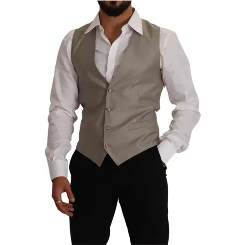 Single Breasted Vest - Dolce & Gabbana - Modalova