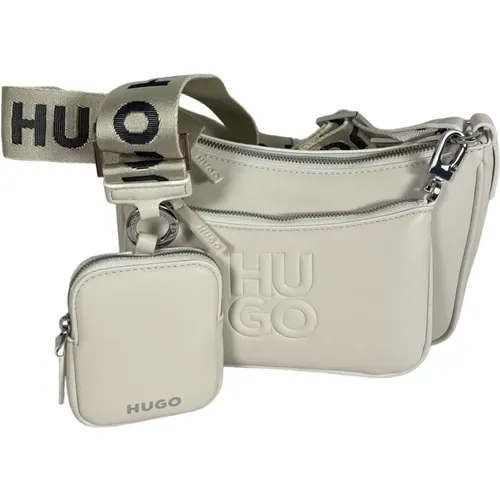 Multi Cross Ecru Hemd Hugo Boss - Hugo Boss - Modalova