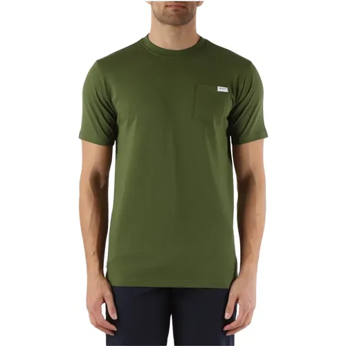 Active Pocket Cotton T-shirt , male, Sizes: M, 2XL, XL - Aquascutum - Modalova