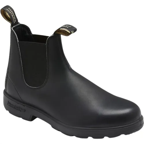 Klassische schwarze Leder Chelsea Stiefel , Herren, Größe: 36 EU - Blundstone - Modalova