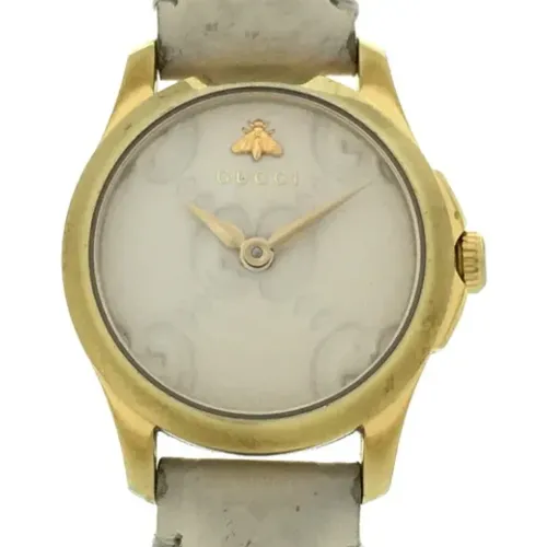 Pre-owned Stainless Steel watches , female, Sizes: ONE SIZE - Gucci Vintage - Modalova