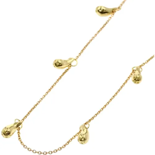 Pre-owned Gold necklaces , female, Sizes: ONE SIZE - Tiffany & Co. Pre-owned - Modalova