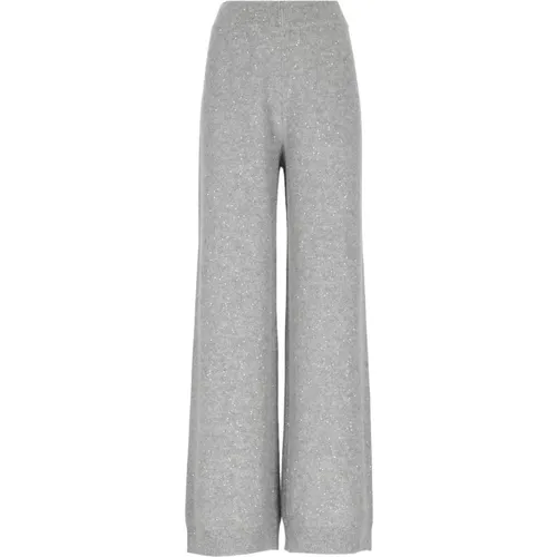 Trousers Grey , female, Sizes: 2XS - Fabiana Filippi - Modalova