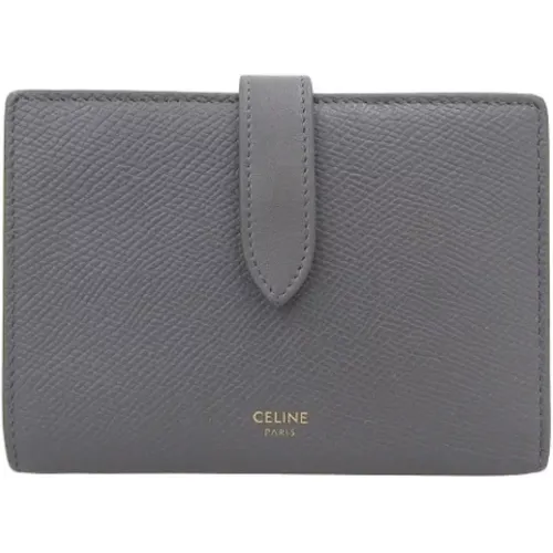 Pre-owned Leather wallets , female, Sizes: ONE SIZE - Celine Vintage - Modalova