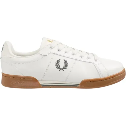 Beige Caramel Sneakers B722 , male, Sizes: 8 UK, 6 UK, 7 UK, 10 UK, 9 UK - Fred Perry - Modalova