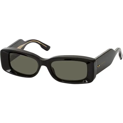 Stylish Sunglasses in Color 001 , female, Sizes: 53 MM - Gucci - Modalova