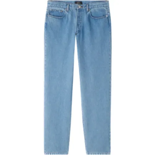 Hoch taillierte hellblaue Jeans , Herren, Größe: W29 - A.p.c. - Modalova