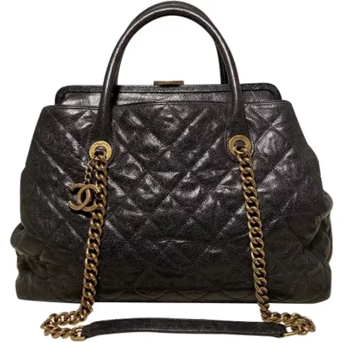 Pre-owned Leather totes , female, Sizes: ONE SIZE - Chanel Vintage - Modalova